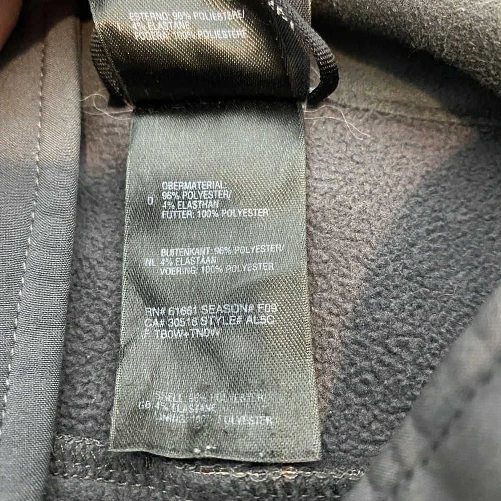 The North Face TNF Apex Jacket Mens Medium Brown Softshell Full Zip Hiking